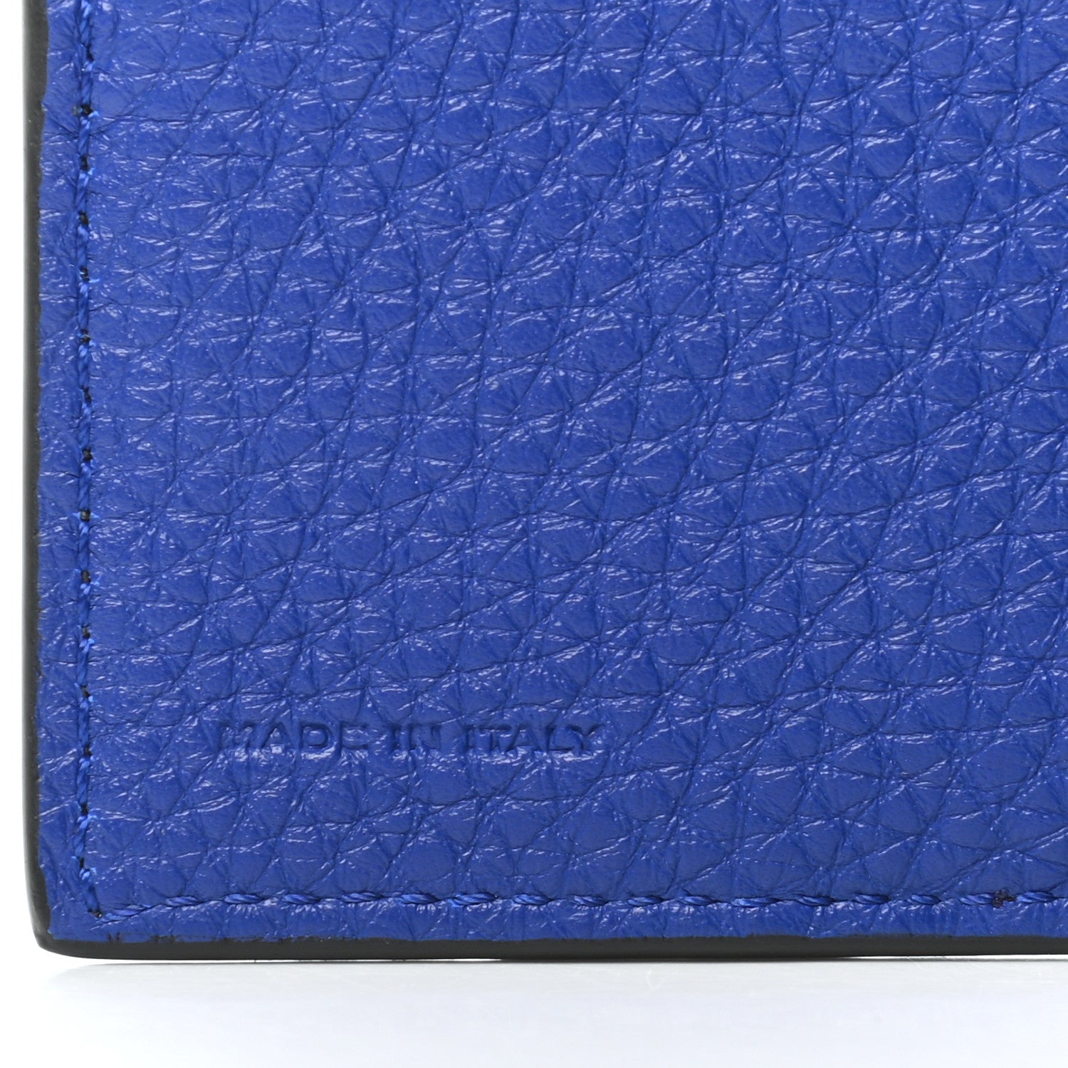 Fendi Calfskin Romano Hypnotic Bi-fold Wallet Lavagna Asfalto 7 of 11