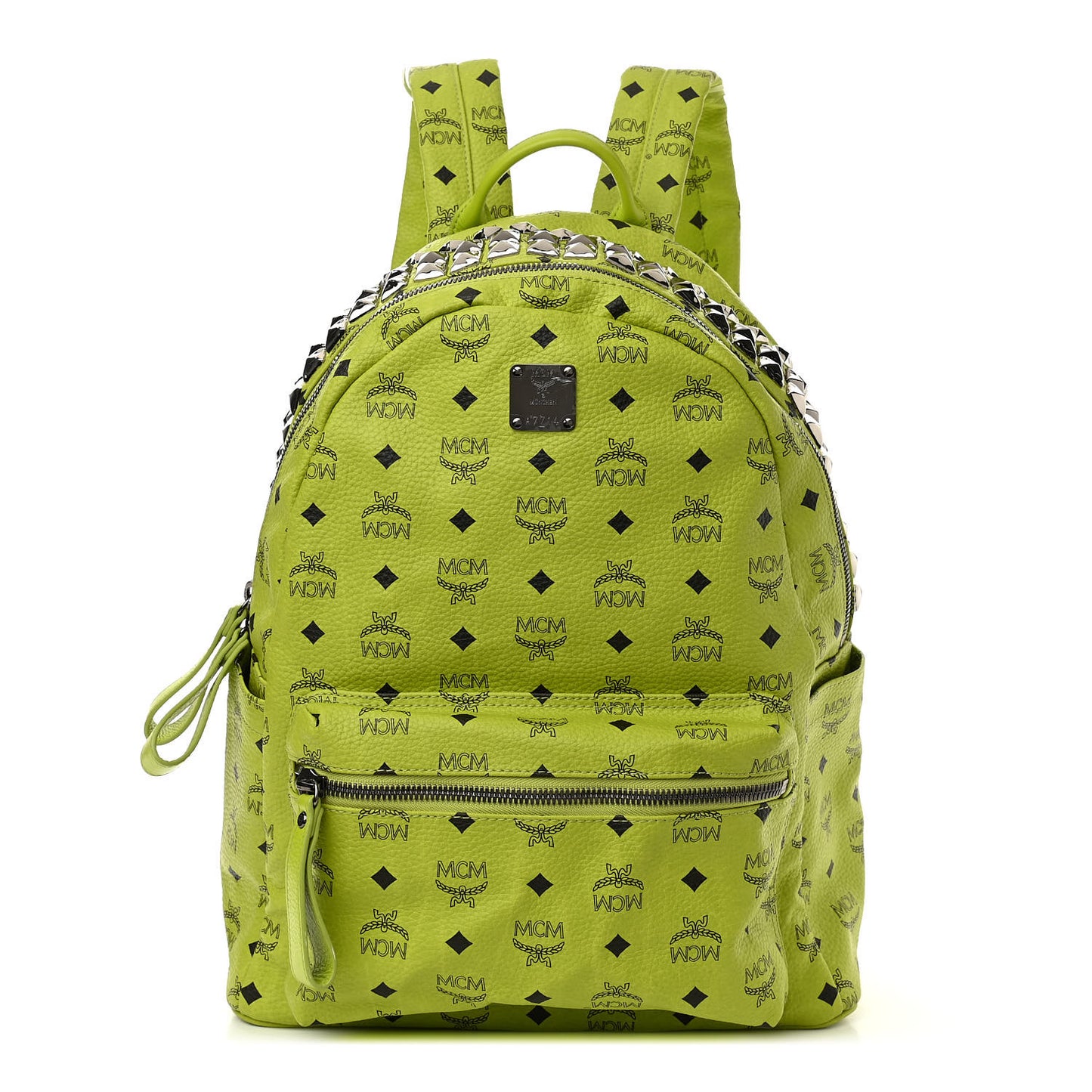 Visetos Crown Stud Medium Stark Backpack Green