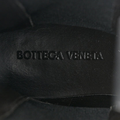 Bottega Veneta Calfskin The Tire Chelsea Boots 36.5 Black Pale Blue 7 of 8