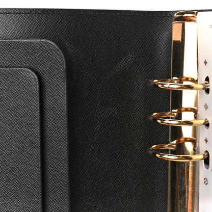 Louis Vuitton Epi Large Ring Agenda Cover Black 13 of 13