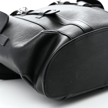 Louis Vuitton Epi Christopher Backpack PM Black 8 of 9