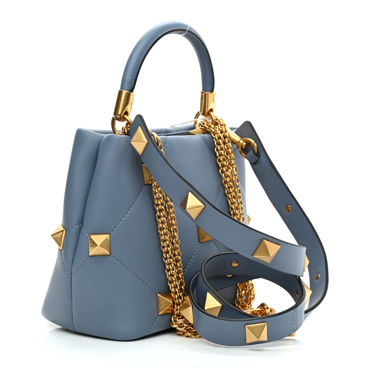 Nappa Small Roman Stud The Handle Bag Niagara