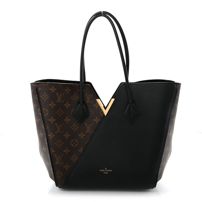 Louis Vuitton Calfskin Monogram Kimono Tote  Black 1 of 9