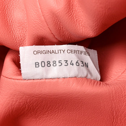 Bottega Veneta Nappa Maxi Intrecciato The Pouch Oversized Clutch Peach 14 of 20