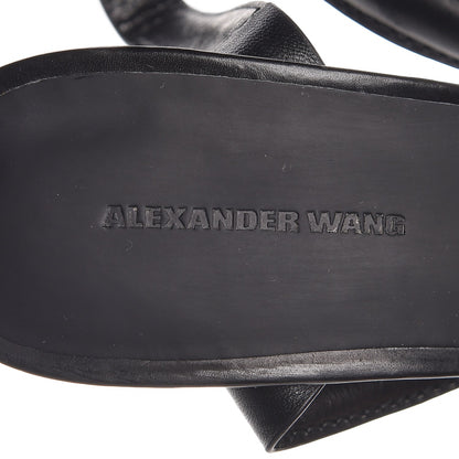 Alexander Wang Calfskin Lovisa Ankle Strap Pumps 35.5 Black 7 of 9