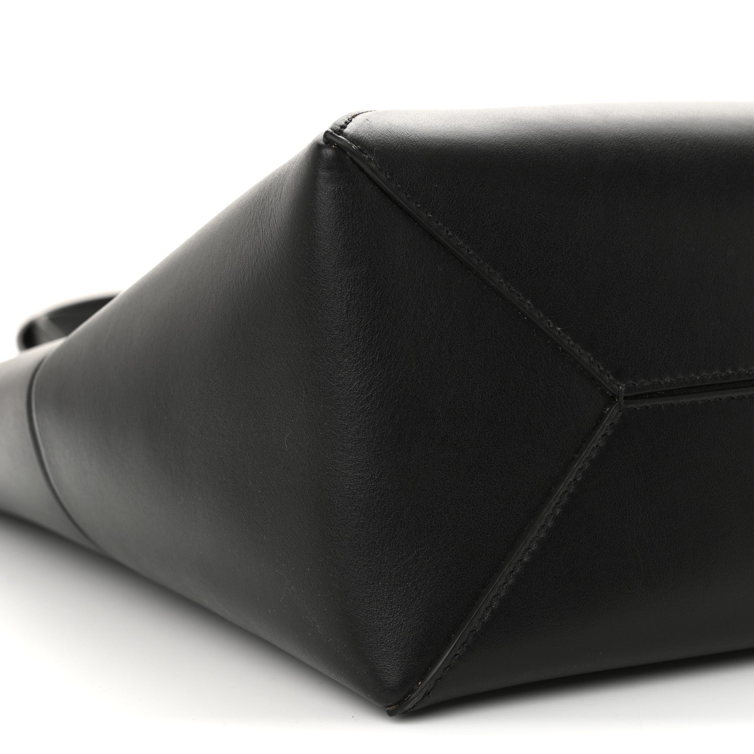 Loewe Shiny Calfskin Medium Puzzle Fold Tote Black 8 of 9