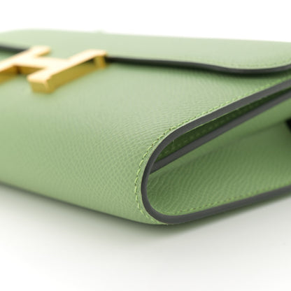 Hermes Epsom Constance Long To Go Wallet Vert Criquet 9 of 9