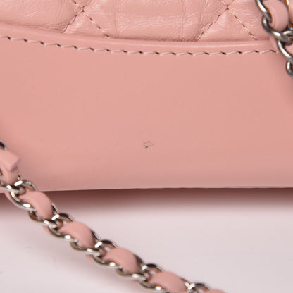 Chanel Aged Calfskin Quilted Small Gabrielle Backpack Pink 10 of 11