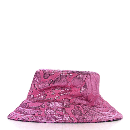 Gucci Canvas Lame GG Monogram Reversible Bucket Hat S Fuxia Pink 3 of 14