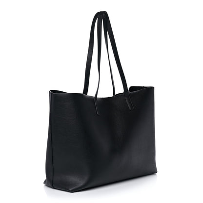 Saint Laurent Calfskin Large Shopping Tote Black 3 of 10