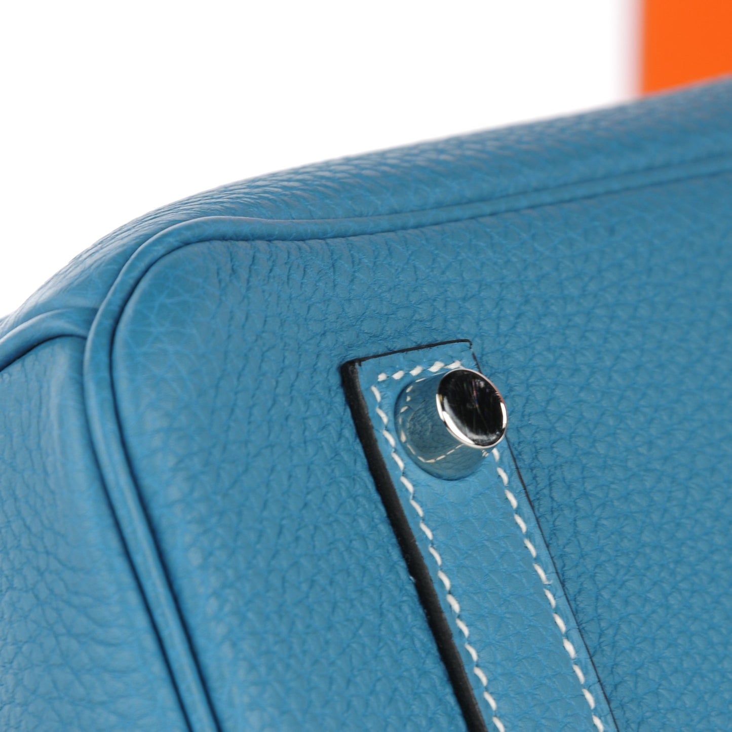 Togo Birkin 35 Blue Jean