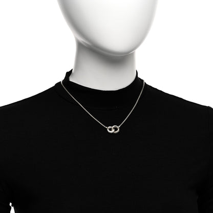 David Yurman Sterling Silver Diamond Belmont Curb Link Pendant Necklace 2 of 4