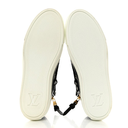 Louis Vuitton Velvet Monogram Stellar Sneakers 38.5 Black White 5 of 9