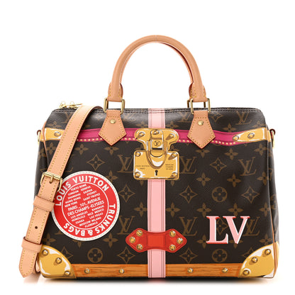 Louis Vuitton Monogram Summer Trunks Speedy Bandouliere 30 1 of 11