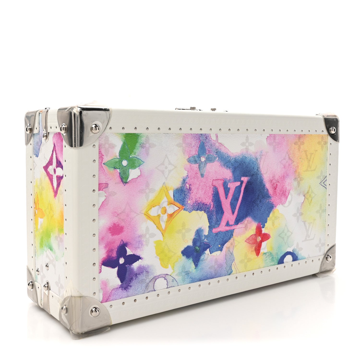 Louis Vuitton Monogram Watercolor Coffret 8 Watch Case Multicolor 4 of 8