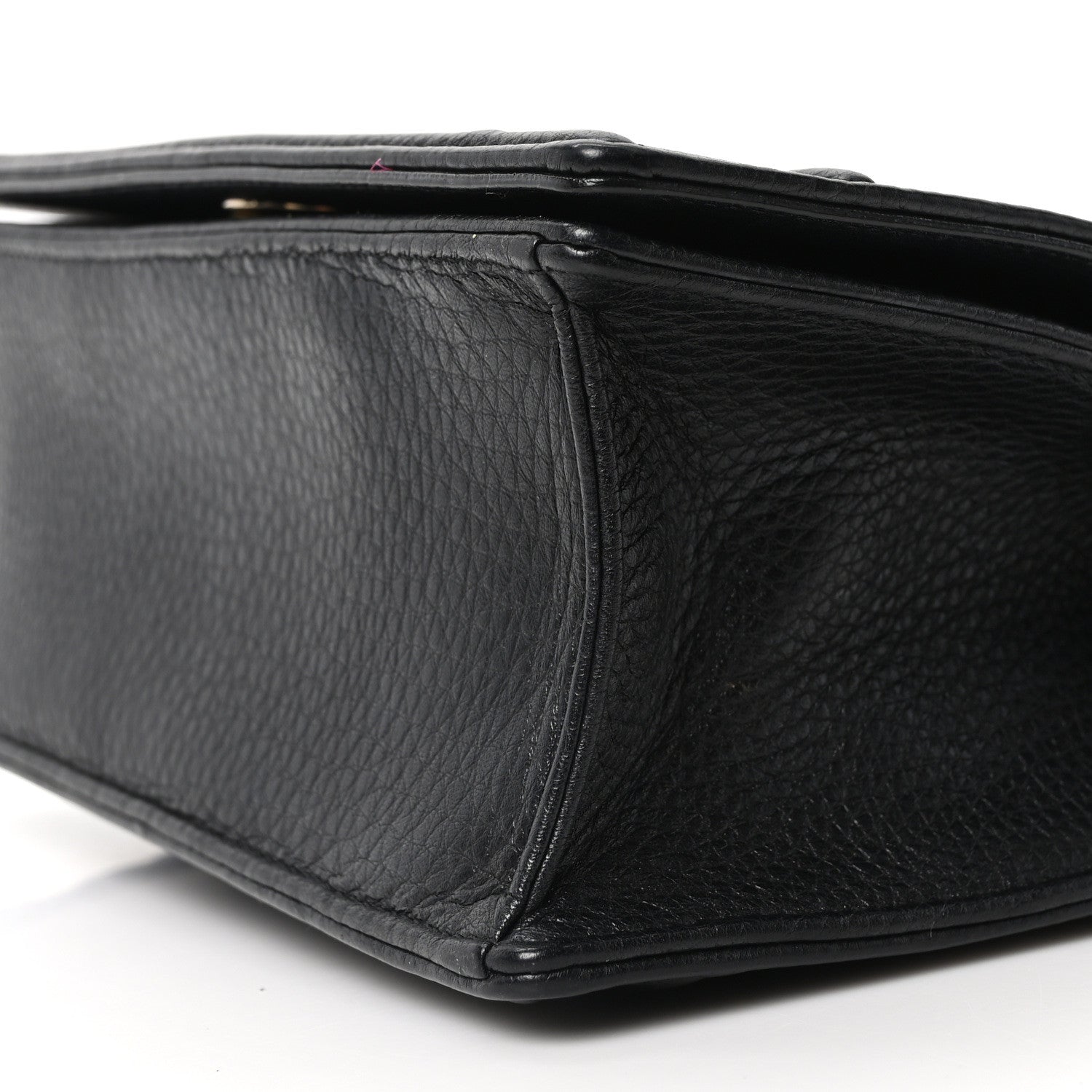 Christian Dior Grained Calfskin Small Diorama Flap Bag Black 10 of 10