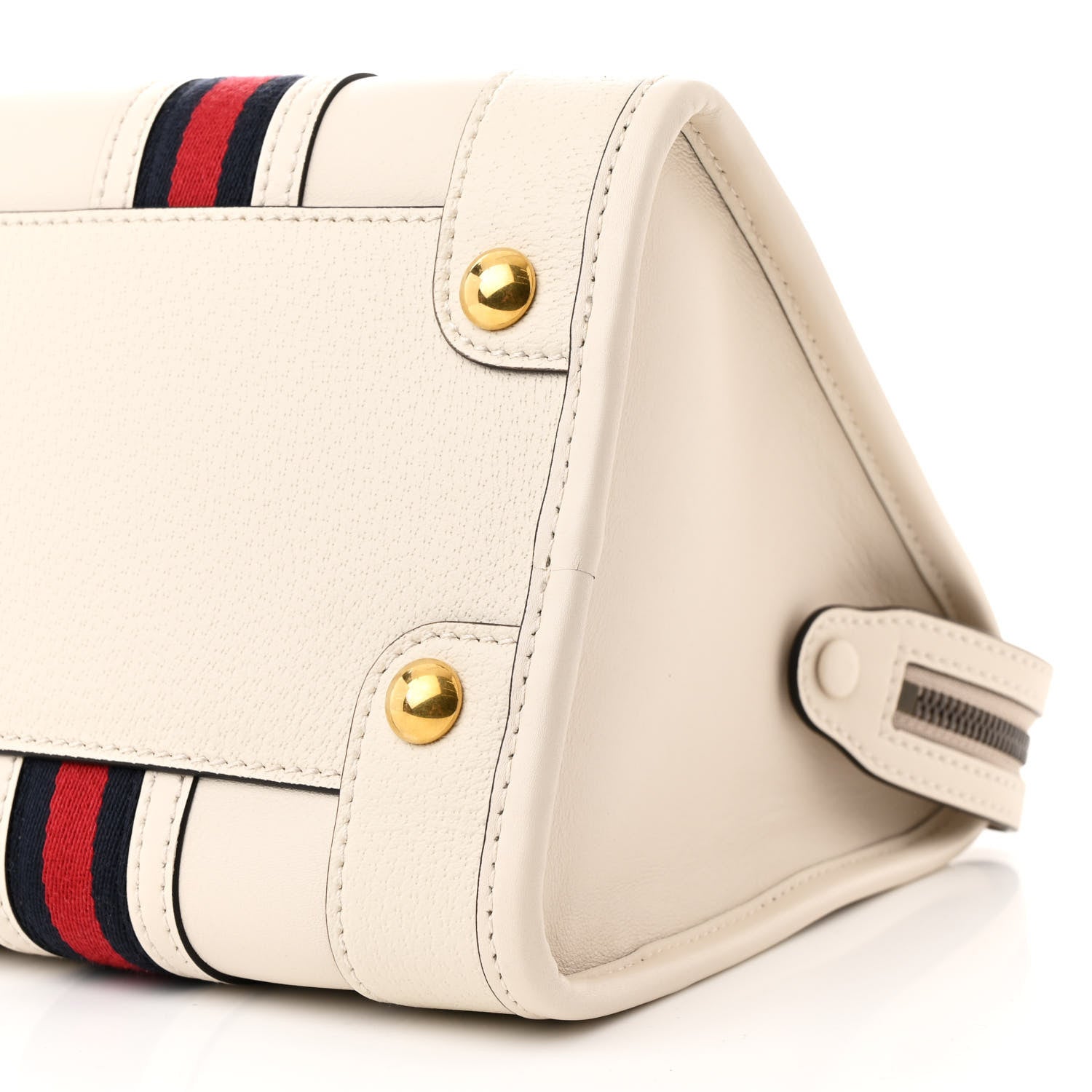 Gucci Koi Calfskin Medium Bauletto Duffle Top Handle Bag White 10 of 10