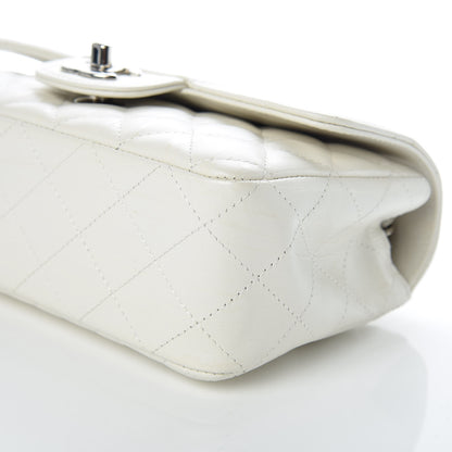 Chanel Calfskin Quilted Mini Rectangular Flap White 9 of 9