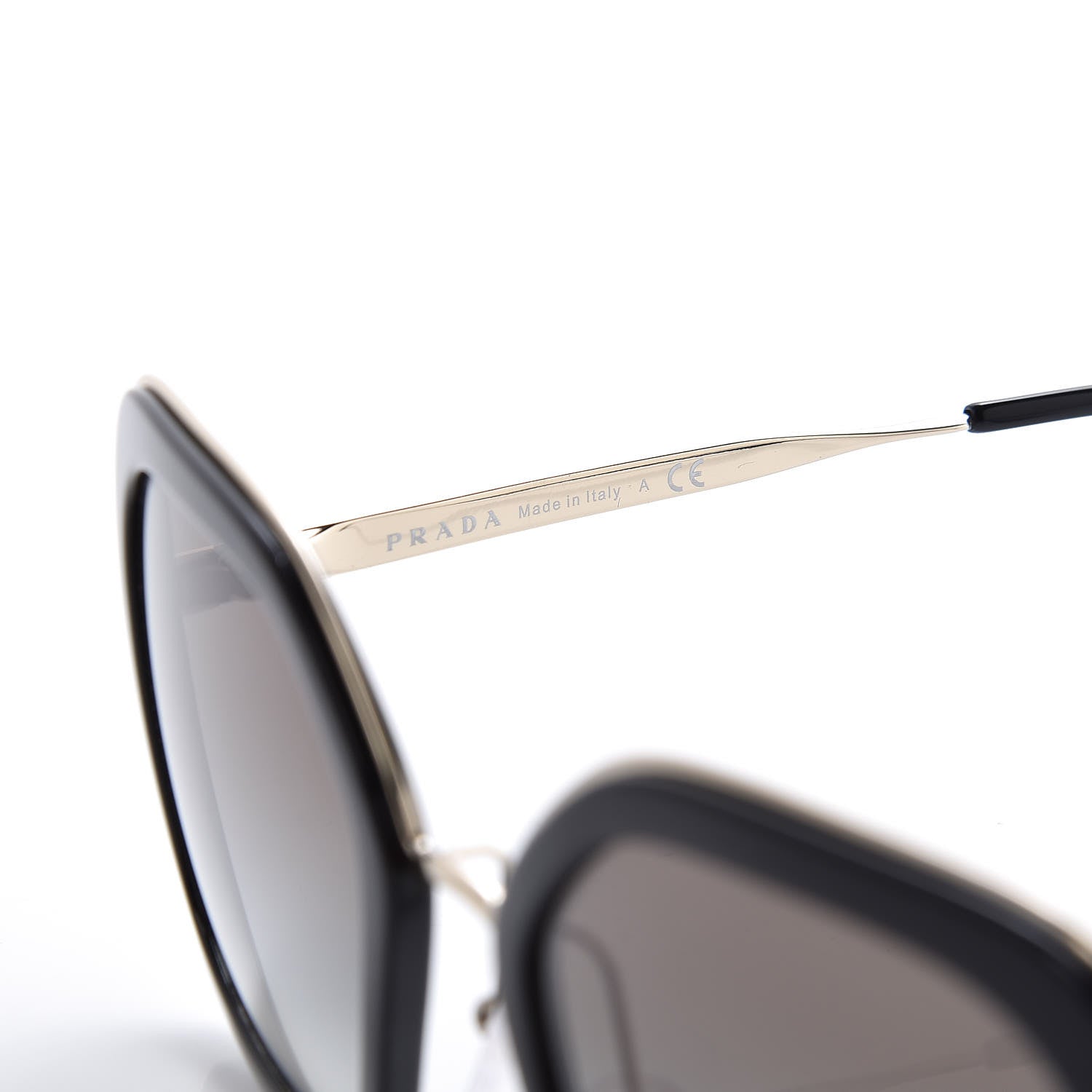 Prada Sunglasses SPR 57U Black 6 of 6