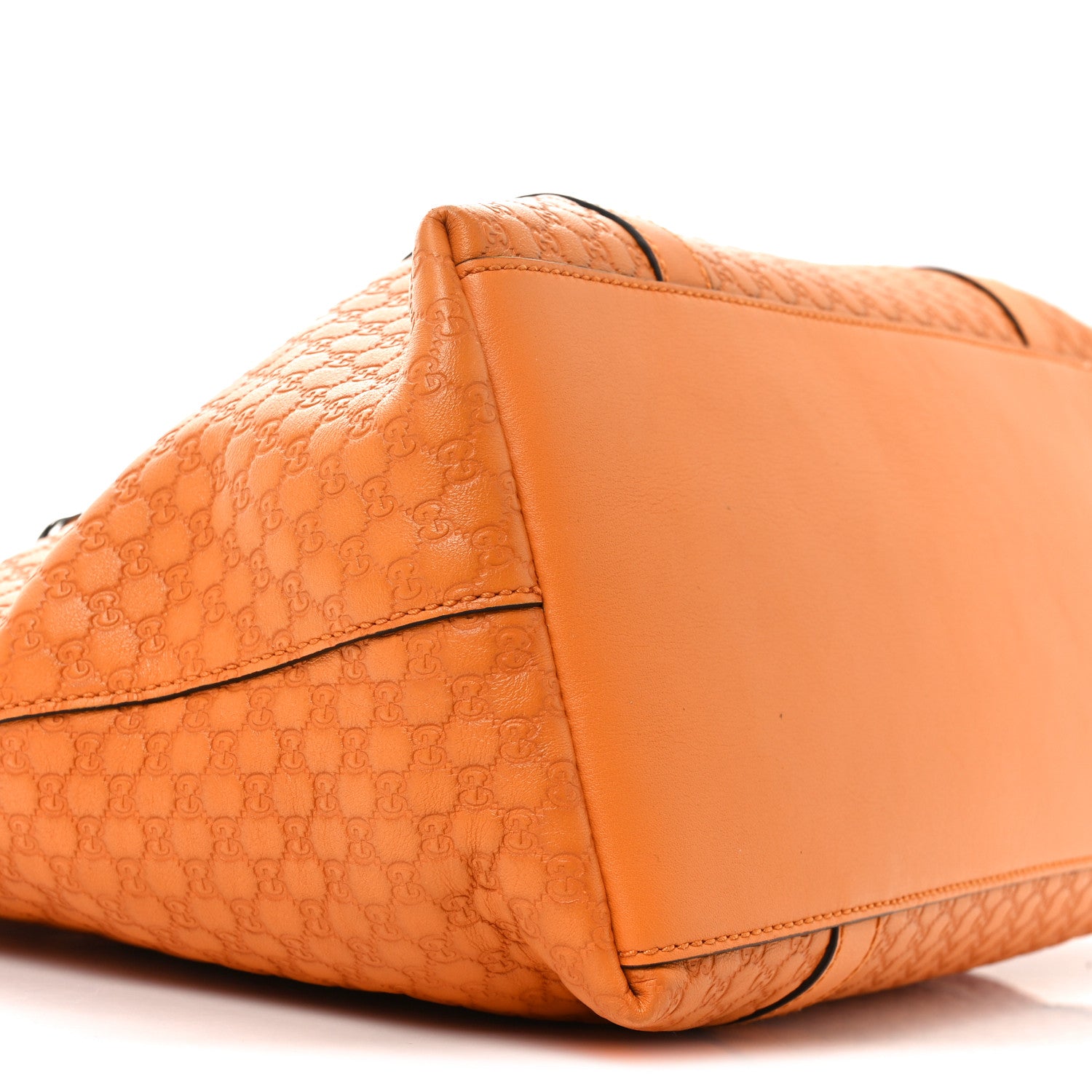 Gucci Microguccissima Medium GG Charm Dome Satchel Orange 10 of 12