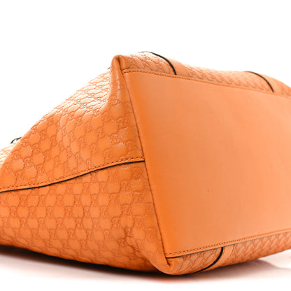 Gucci Microguccissima Medium GG Charm Dome Satchel Orange 10 of 12