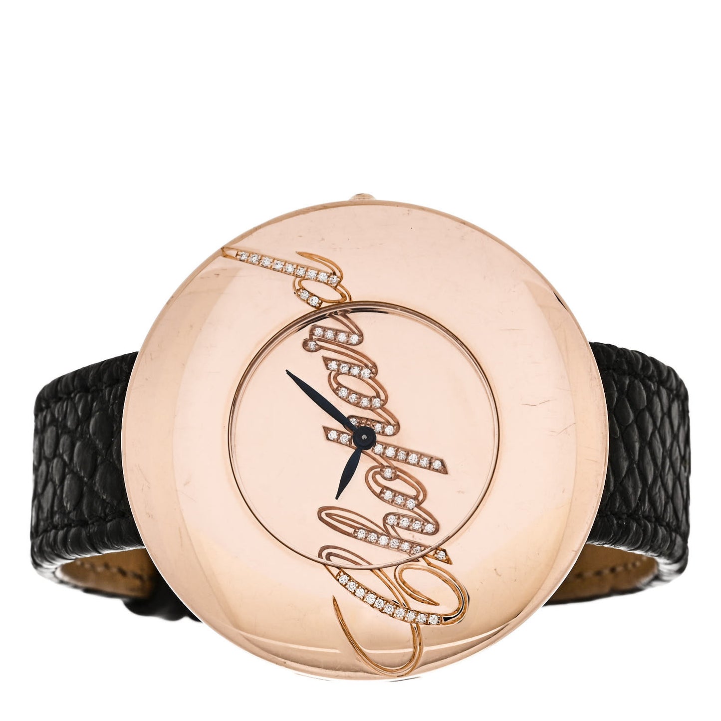 18K Rose Gold Alligator 40mm Chopardissimo Quartz Watch