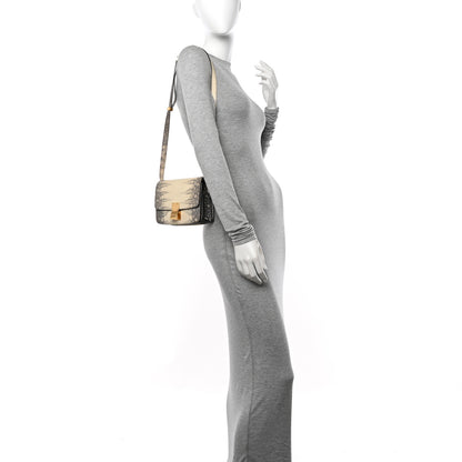 Celine Lizard Small Classic Box Flap Bag Natural 2 of 11