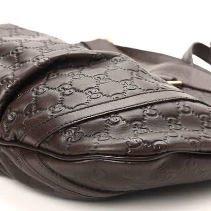 Gucci Guccissima Large D Ring Messenger Dark Brown 10 of 10