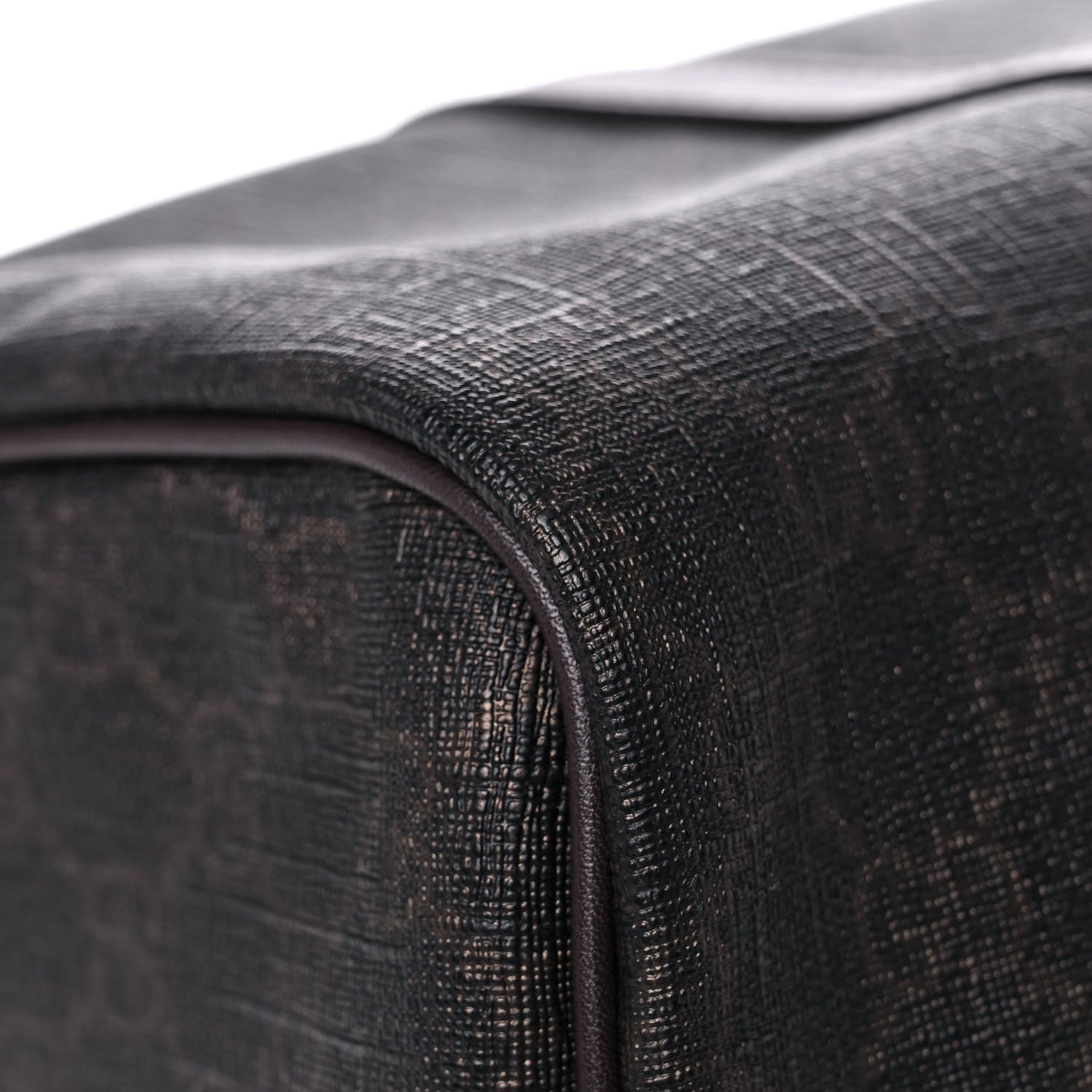 Gucci GG Supreme Monogram Medium Nice Boston Dark Brown 9 of 20