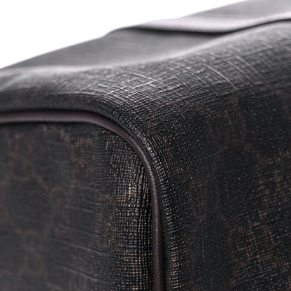 Gucci GG Supreme Monogram Medium Nice Boston Dark Brown 9 of 20