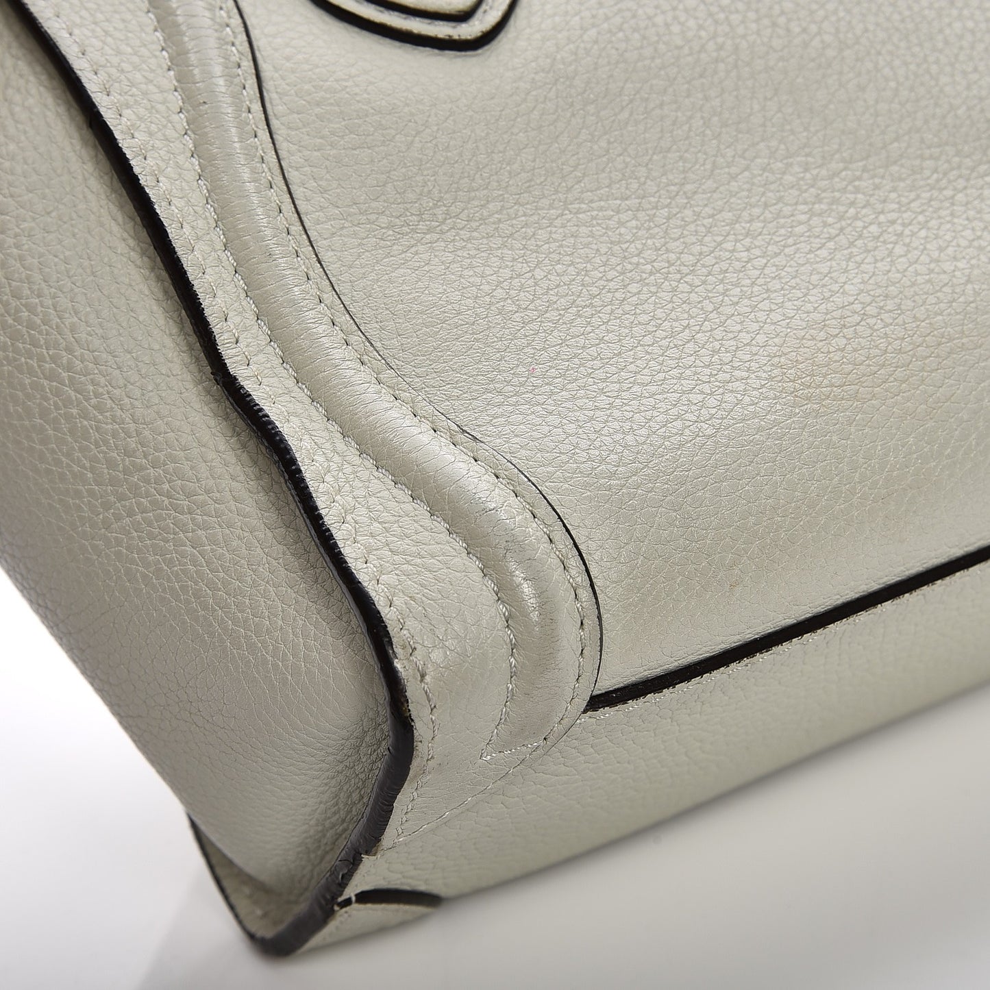 Drummed Calfskin Nano Luggage Lune