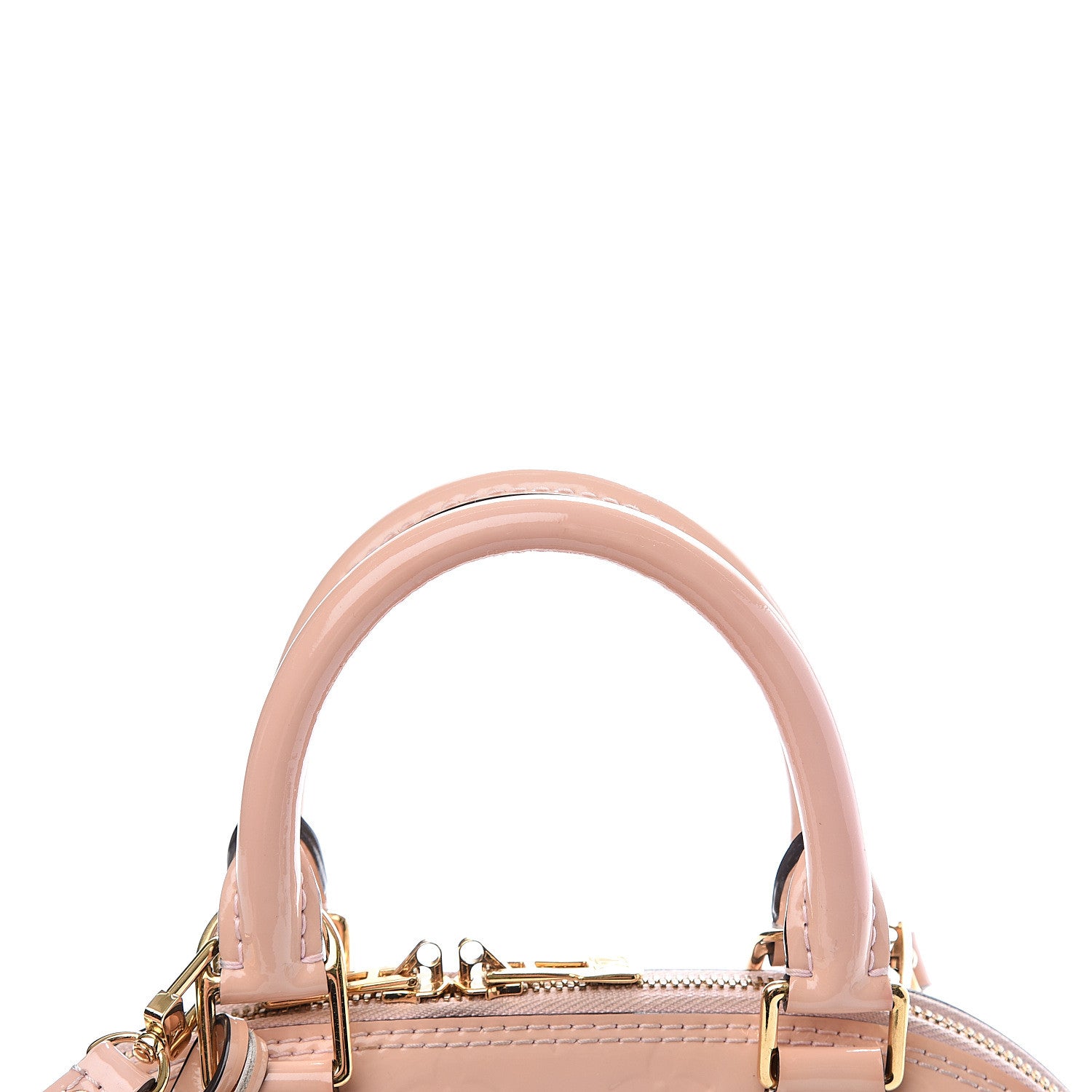 Louis Vuitton Vernis Alma BB Rose Ballerine 9 of 14