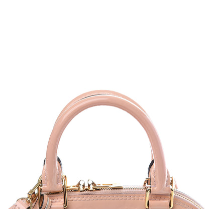 Louis Vuitton Vernis Alma BB Rose Ballerine 9 of 14