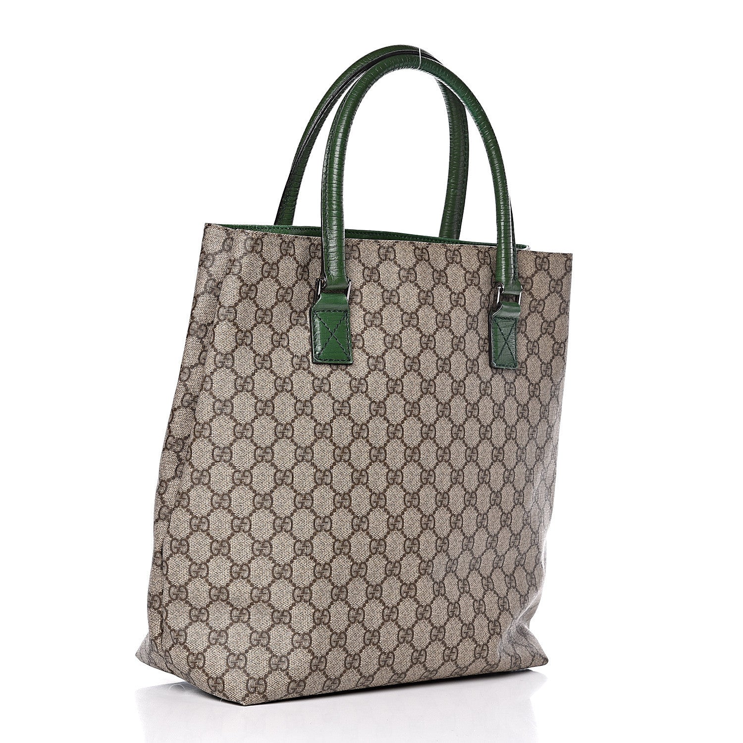Gucci GG Plus Monogram Small Vertical Tote Green 3 of 14