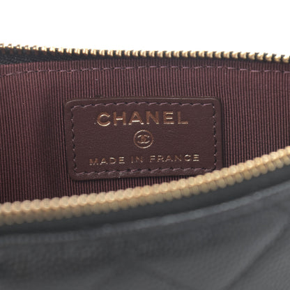 Chanel Caviar Quilted Classic Flat Wallet Pouch Black 6 of 8