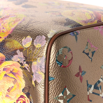 Louis Vuitton Metallic Monogram LV Garden Keepall Bandouliere 45 Gold 7 of 7