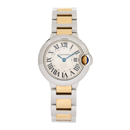 Cartier Stainless Steel 18K Yellow Gold 28mm Ballon Bleu De Cartier Quartz Watch 1 of 4