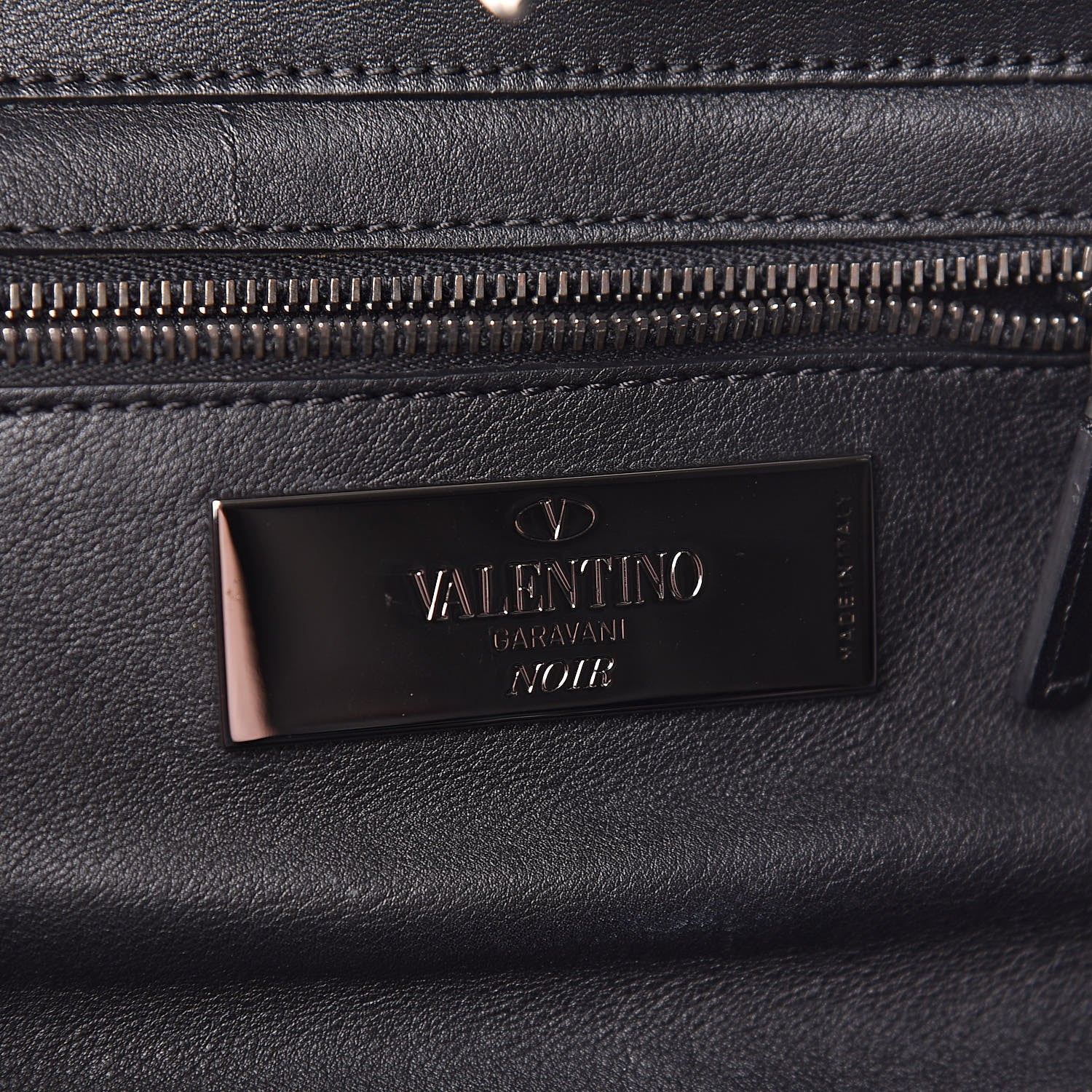 Valentino Garavani Vitello Small Rockstud Tote Black 6 of 13
