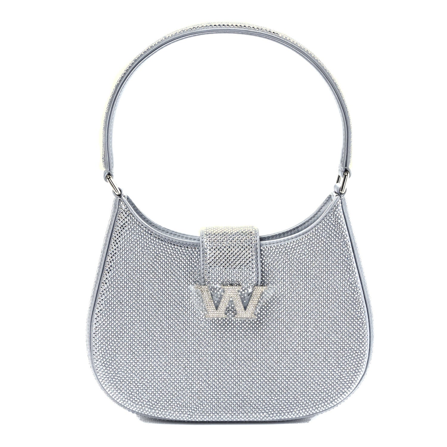Alexander Wang Mesh Crystal Rhinestone Small Legacy Hobo Alloy 1 of 9