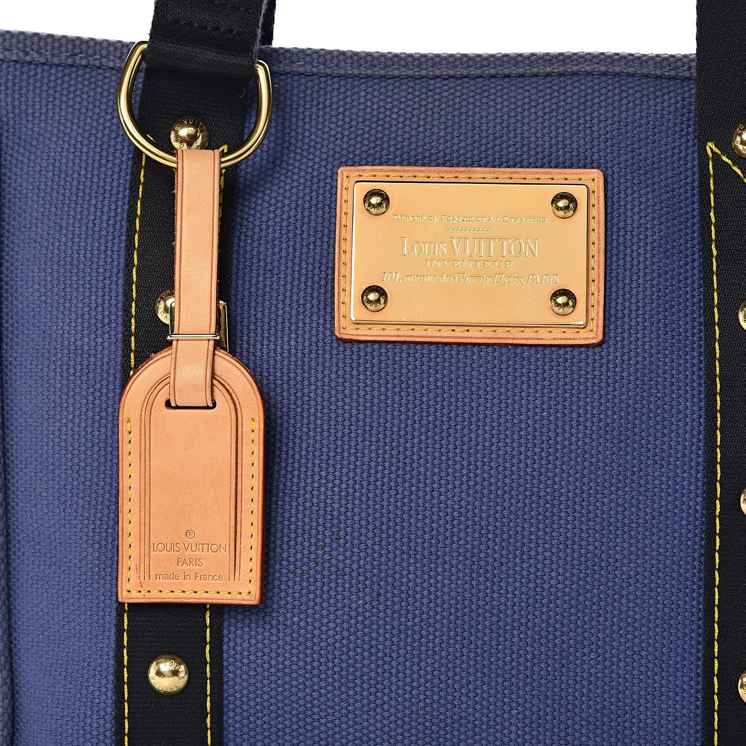 Louis Vuitton Toile Antigua Cabas MM Blue 13 of 13