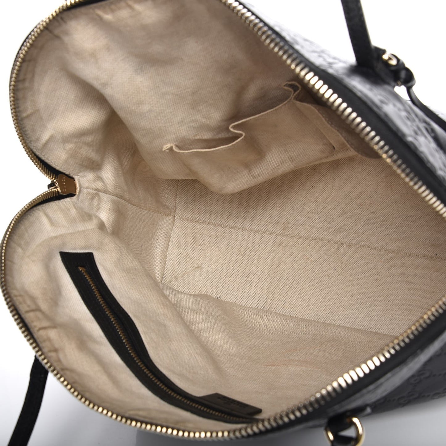 Guccissima Medium Bree Shoulder Bag Black