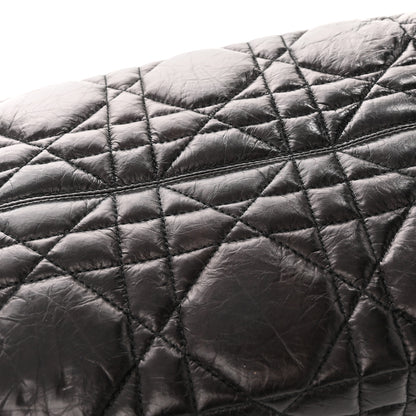 Christian Dior Crinkled Calfskin Cannage Medium Dior Tojours Bag Black 12 of 13