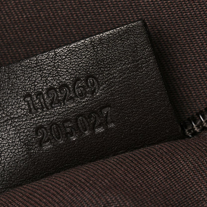 Gucci Nylon Monogram Extra Large Hobo Dark Brown 7 of 16