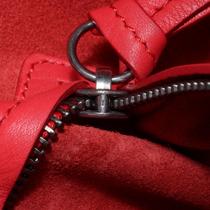 Celine Supple Calfskin Large Phantom Luggage Coquelicot 8 of 9