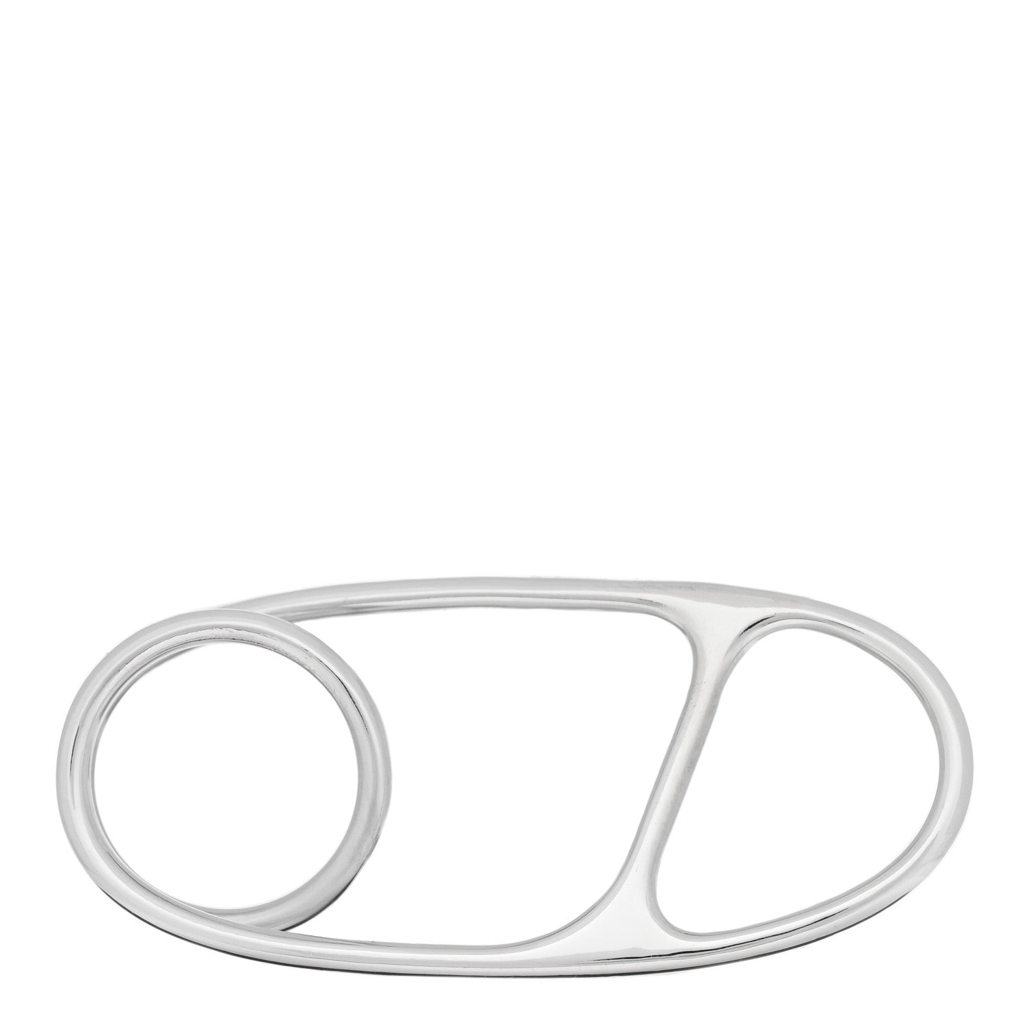 Hermes Sterling Silver Chaine D'Ancre Punk Triple Ring 60 9 1 of 4