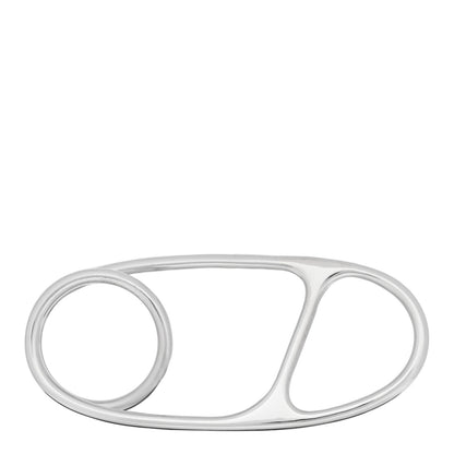 Hermes Sterling Silver Chaine D'Ancre Punk Triple Ring 60 9 1 of 4