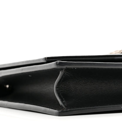 Saint Laurent Smooth Calfskin Classic Monogram Kate Tassel Chain Wallet Black 8 of 9