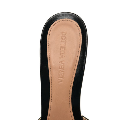 Bottega Veneta Lambskin Stretch Mule Sandals 38.5 Black 7 of 8