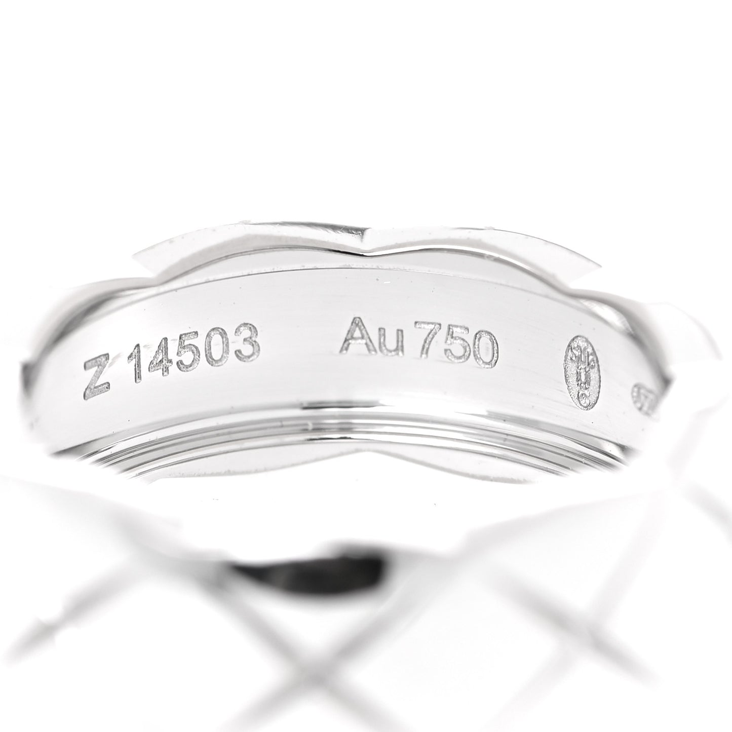 18K White Gold Small Coco Crush Ring 49 5