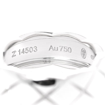 Chanel 18K White Gold Small Coco Crush Ring 49 5 4 of 5